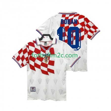 Fußballtrikots Kroatien BOBAN 10 Retro Heim Trikotsatz 1998